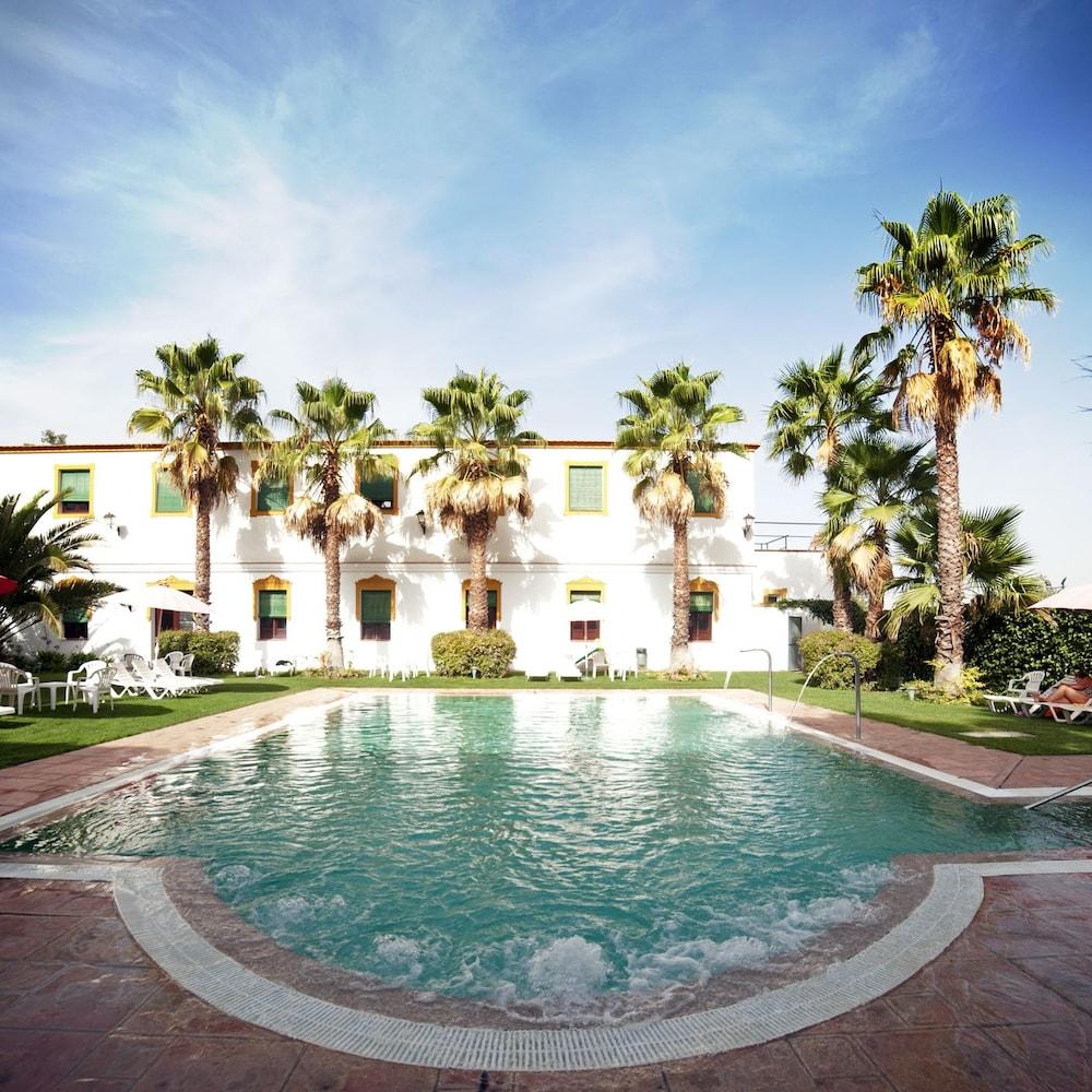 Hotel Balneario El Raposo Puebla de Sancho Perez Luaran gambar